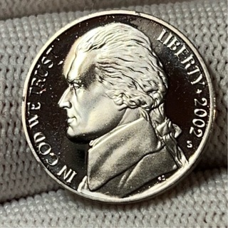 2002-s PROOF DCAM JEFFERSON NICKEL