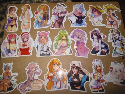 Anime 20 nice ,vinyl lab top stickers no refunds regular mail high quality!