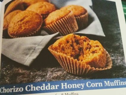 Jiffy * Chorizo Cheddar Honey Corn Muffin's