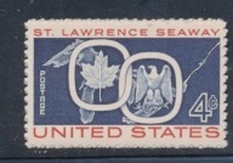 United States:  1959, St. Lawrence Seaway, MNH-OG, Scott # US-1137 - US-5355p