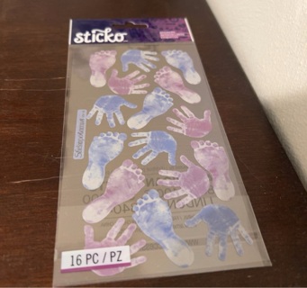 Sticko hand & feet print stickers 