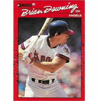 Brian Downing 1990 Donruss California Angels