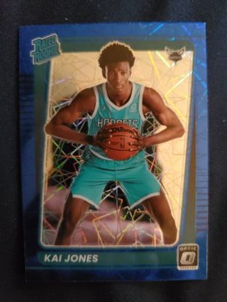 2021-22 Donruss Optic Rated Rookie Blue Velocity Prizm Kai Jones