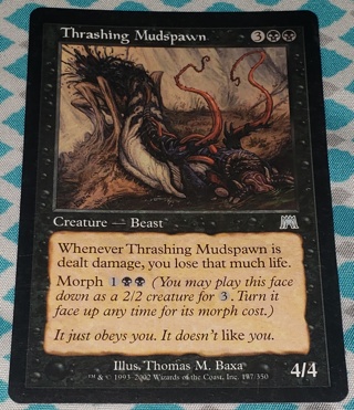 MTG ✨ Thrashing Mudspawn✨ 177/350 Onslaught (ONS) Magic: The Gathering (2002) 