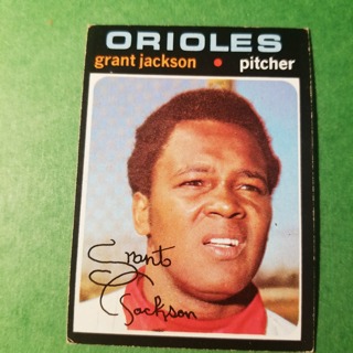 1971 Topps Vintage Baseball Card #392 - GRANT JACKSON - ORIOLES - EXMT/NRMT 