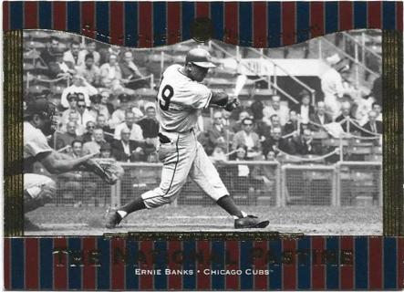 2001 UPPER DECK ERNIE BANKS HALL OF FAMERS CARD