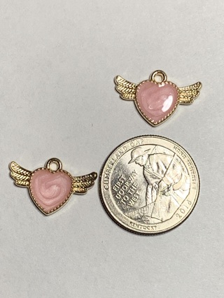 ♥♥VALENTINE’S DAY CHARMS~#6~SET 3~SET OF 2 CHARMS~FREE SHIPPING ♥♥