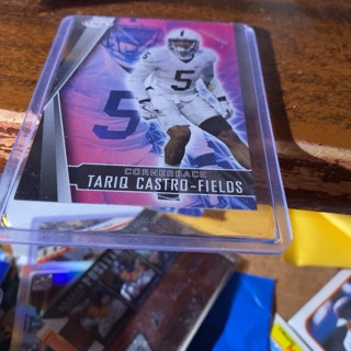 2022 sage Tariq Castro- fields football card 