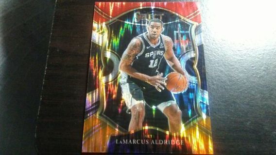 2020/2021 PANINI SELECT DISCO LAMARCUS ALDRIDGE BROOKLYN NETS BASKETBALL CARD# 49