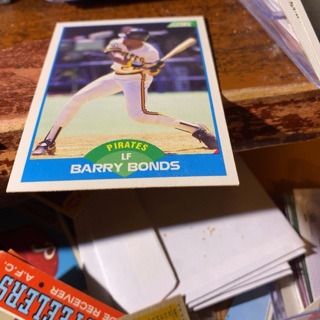 1989 score Barry bonds baseball card 
