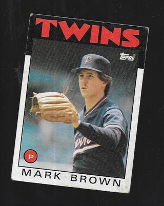 1986 TOPPS MARK BROWN #451