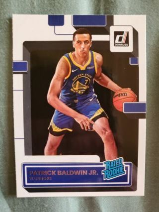 2022-23 Donruss Rated Rookie Patrick Baldwin Jr.