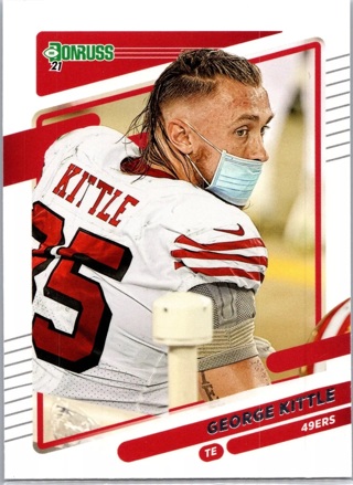 2021 Donruss #54b George Kittle No Helmet