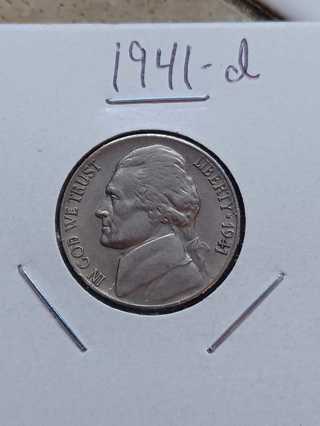 1941-D Jefferson Nickel! 22