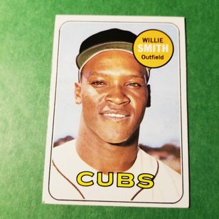 1969 - TOPPS BASEBALL CARD NO. 198 - WILLIE SMITH - CUBS