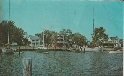 Vintage Used Postcard: (m): Chesapeake Bay Museum, St Michael's MD