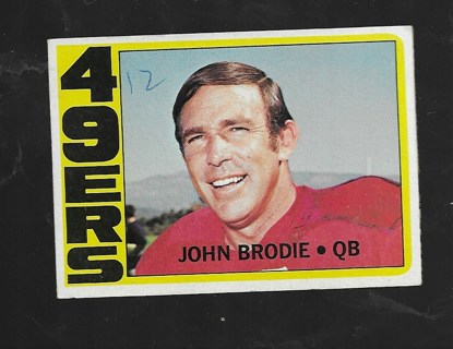 1972 TOPPS JOHN BRODIE #220