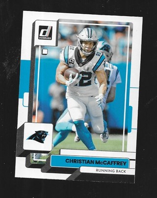 2022 DONRUSS CHRISTIAN McCAFFREY #237