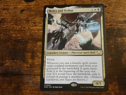 Magic the gathering mtg Moira and Teshar Mythic Rare