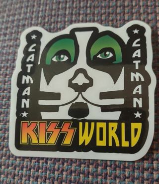 New Kiss World Catman laptop sticker stocking stuffer PlayStation 4 Xbox One