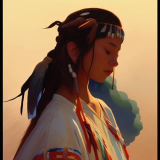 Listia Digital Collectible: Cherokee Woman