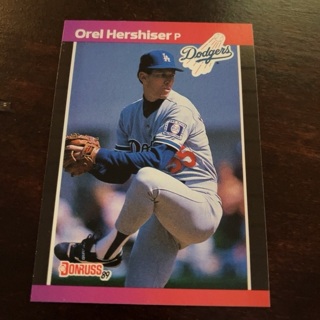 1989 Donruss - [Base] #197.2 Orel Hershiser (*Denotes Next to PERFORMANCE)