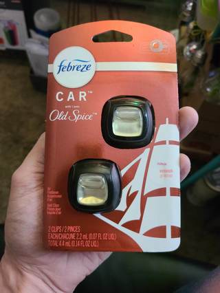 Febreze Old Spice scented Car Clip fresheners 
