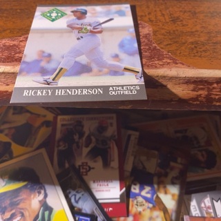 1991 fleer ultra comm set Rickey Henderson baseball card 