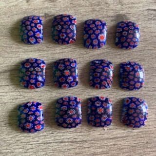 12 Patterned Bracelet Beads