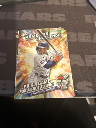 2024 topps home run challenge francisco lindor