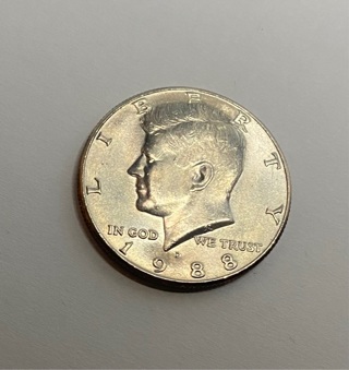 1988 Half Dollar 50c Coin!