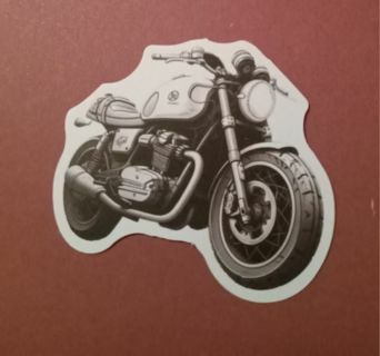 Motorcycle vending sticker #12