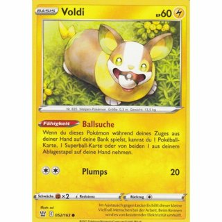  Tradingcard - Pokemon 2021 german Voldi 052/163 