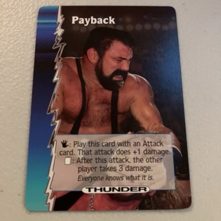 2000 WCW Nitro Trading Card Game - [Base] - 1st Edition #_PABA Move - Payback