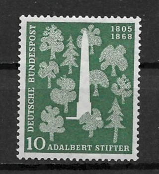 1955 Germany Sc735 Adalbert Stifter Memorial MLH