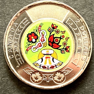 Canada 2023 2$ coin National Indigenous Peoples Day – Coloured low mintage 