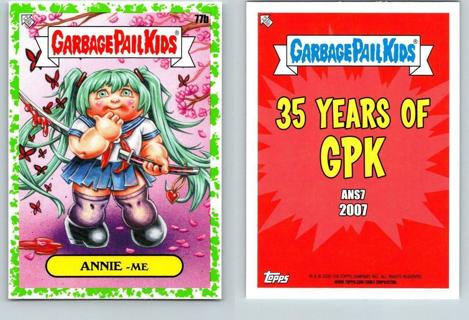 2020 Garbage Pail Kids 35th Anniversary Annie - Me 77b Green