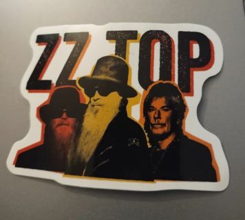 ZZ top and sticker for PS4 Xbox One laptop computer or Water bottle
