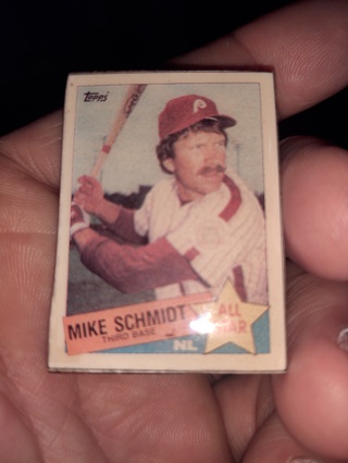 Mike schimdt mini magnet collectablei