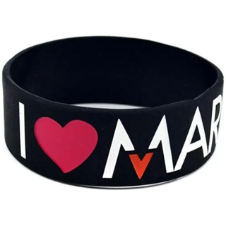 BLACK SILICONE WRIST BAND  MAROON 5 BRACELET BAND WRISTBAND ADAM LEVINE MUSIC