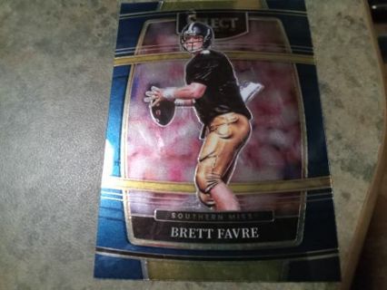 2022 PANINI SELECT DRAFT PICKS BRETT FAVRE SOUTHERN MISS/GREEN BAY PACKERS FOOTBALL CARD#51