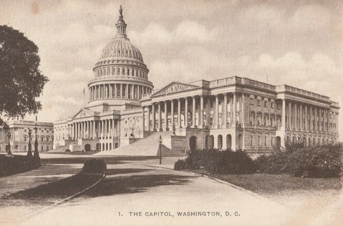 Vintage Unused Postcard: a: The Capitol, Washington DC