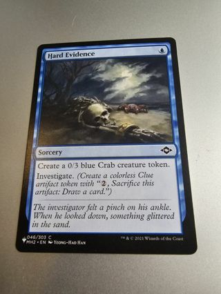 Magic the gathering mtg Hard Evidence The List