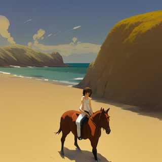 Listia Digital Collectible: A Quiet Beach Ride