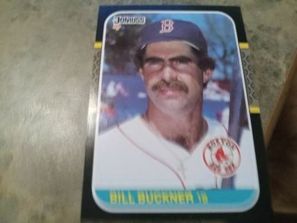 1987 DONRUSS BILL BUCKNER BOSTON RED SOX BASEBALL CARD# 462