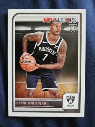 2023-24 Panini Hoops Rookie Dariq Whitehead