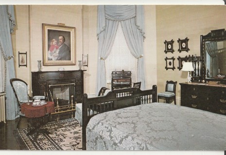 Vintage Unused Postcard: u: Rutherford B Hayes Home, Spiegel Grove, Fremont, OH