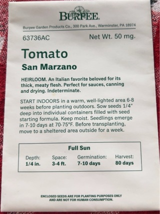 Burpee Tomato Seeds