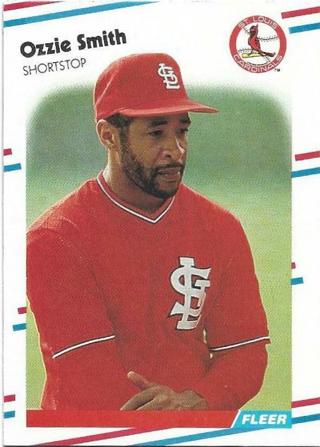 1988 FLEER OZZIE SMITH CARD