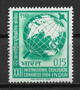 1964 India Sc395 International Geological Congress, new Delhi MNH